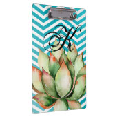 Personalisierte Clip Board Boho Cacti Cactus Succu Klemmbrett (Rechts)
