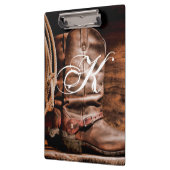 Personalisierte Clip Board Cowboy Stiefel Barn Woo Klemmbrett (Links)