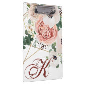 Personalisierte Clip Board Geometric Garden Rose A Klemmbrett (Rechts)
