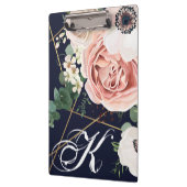 Personalisierte Clip Board Geometric Garden Rose N Klemmbrett (Links)