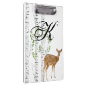 Personalisierte Clip Board Hirsch Doe Buck Wald Klemmbrett (Rechts)