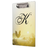 Personalisierte Clip Board Sonntagsvormittagsfarm Klemmbrett (Links)