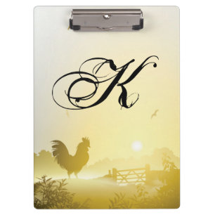 Personalisierte Clip Board Sonntagsvormittagsfarm Klemmbrett