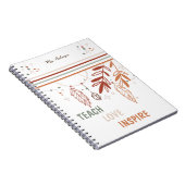 personalisierte Clipboard Bohemisch Floral anpasse Notizblock (Rechte Seite)