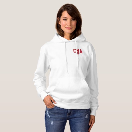 Personalisierte CNA-Fleece Hoodie (Vorne ganz)