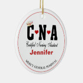 Personalisierte CNA Keramik Nurse Keramik Ornament (Rechts)