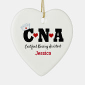 Personalisierte CNA Keramik Nurse Ornament (Rechts)
