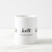 Personalisierte Coachame-Spieler Kaffeetasse (Mittel)