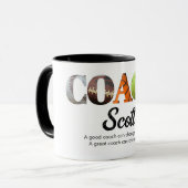 Personalisierte Coachame-Spieler Tasse (Vorderseite Links)