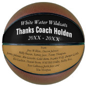 Personalisierte Coaches Teammitglieder Jahr Basketball (Vorderseite)