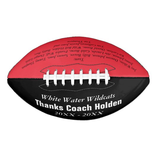 Personalisierte Coaches Teammitglieder Jahr Football (Vorderseite)