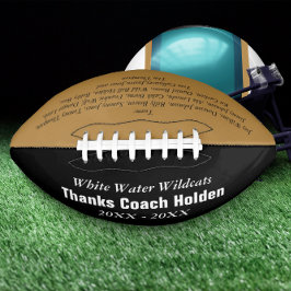 Personalisierte Coaches Teammitglieder Jahr Football