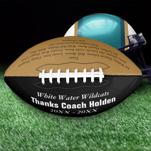 Personalisierte Coaches Teammitglieder Jahr Football