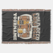 Personalisierte Cold Beer Oak Barrel Brauerei Decke (Vorderseite)