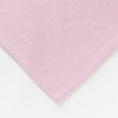 Personalisierte Collage Blanket - Rosa Version Fleecedecke (Ecke)