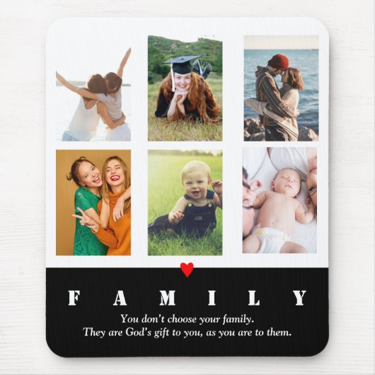 Personalisierte Collage des Fotos Mousepad (Vorne)