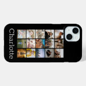 Personalisierte Collage macht Ihr eigenes einzigar Case-Mate iPhone Hülle (Rückseite (Horizontal))