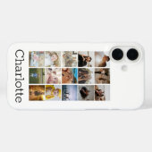 Personalisierte Collage macht Ihr eigenes einzigar Case-Mate iPhone Hülle (Rückseite (Horizontal))