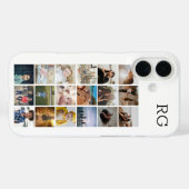 Personalisierte Collage macht Ihr eigenes einzigar Case-Mate iPhone Hülle (Rückseite (Horizontal))
