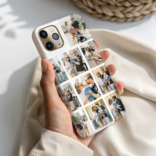 Personalisierte Collage mit 10 Fotos Case-Mate iPhone Hülle