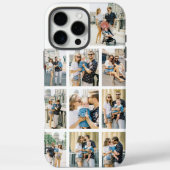 Personalisierte Collage mit 10 Fotos Case-Mate iPhone Hülle (Rückseite)