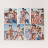 Personalisierte Collage mit 5 Fotos Puzzle (Horizontal)