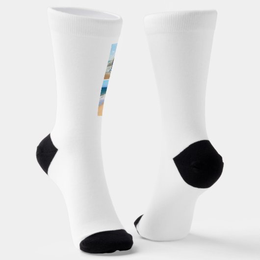 Personalisierte Collage Socken (Gewinkelt)