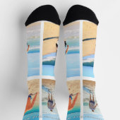 Personalisierte Collage- und Textsocken Socken (Oben)