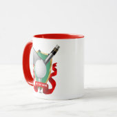 Personalisierte Combo Golf Tasse (Vorderseite Links)