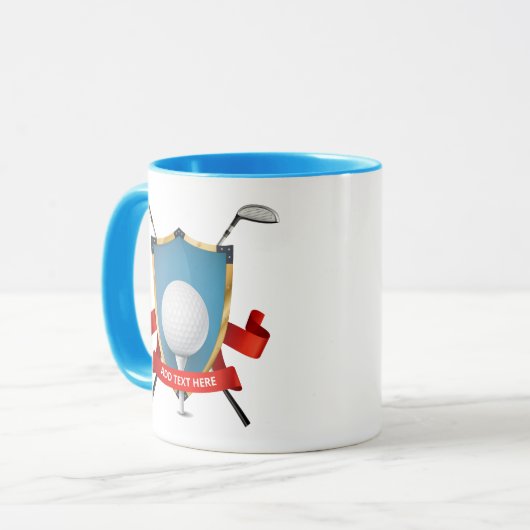 Personalisierte Combo Golf Tasse (Vorderseite Links)