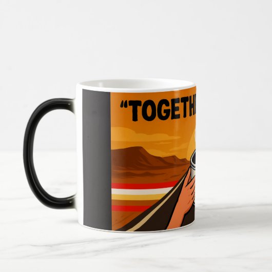 Personalisierte Combo-Kaffee-Tasse - 11oz & 15oz Verwandlungstasse (Links)