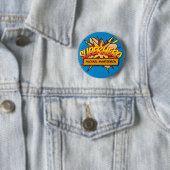 Personalisierte Comic-Book-Pop-Art-SUPERHELD Button (Beispiel)