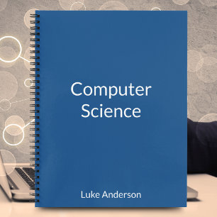 Personalisierte Computer Science-Meisterschaft Notizblock