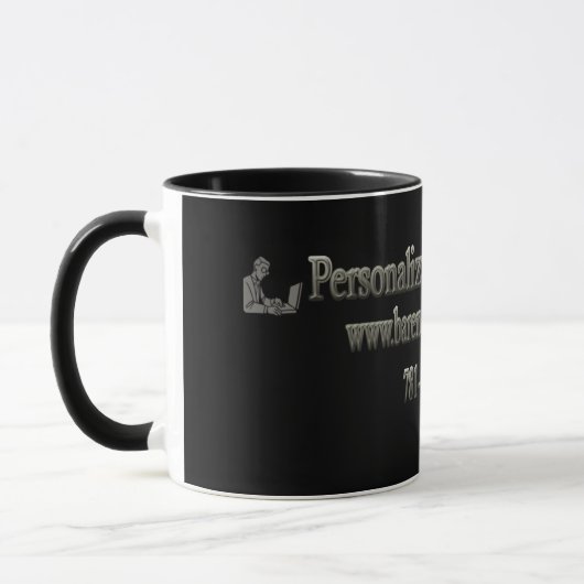 Personalisierte Computer-Sorgfalt-Kaffee-Tasse Tasse (Links)