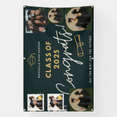 personalisierte Congrates blühen Abschluss Banner (Vertikal)