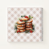 Personalisierte Cookie-Rezepte mit Namen Notizblock (Rückseite)