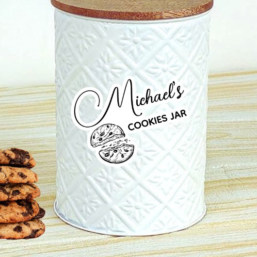 Personalisierte Cookies Aufkleber