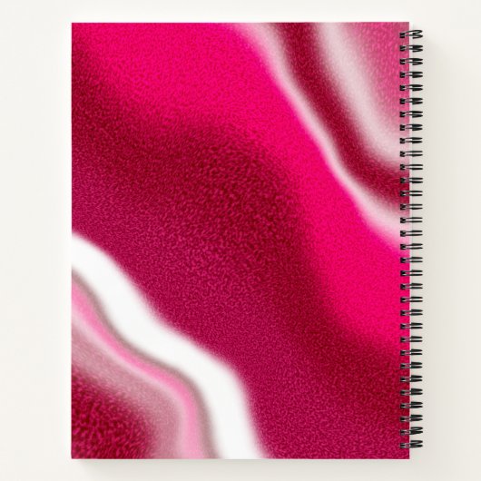 Personalisierte Coole Candy Cane Weihnachtsgeschen Notizblock (Rückseite)