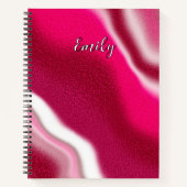 Personalisierte Coole Candy Cane Weihnachtsgeschen Notizblock (Vorderseite)