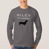 PERSONALISIERTE Coole Dackel Dackel Dackel Hund T-Shirt (Vorderseite)