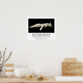 Personalisierte Coole Entspannung Tiger Custom Ret Poster (Küche)