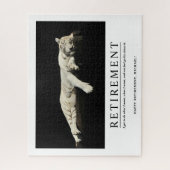 Personalisierte Coole Entspannung Tiger Custom Ret Puzzle (Vertikal)