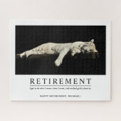 Personalisierte Coole Entspannung Tiger Custom Ret Puzzle (Horizontal)