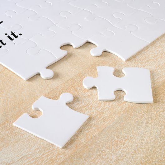 Personalisierte Coole Entspannung Tiger Custom Ret Puzzle (Seite)