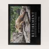 Personalisierte Coole Entspannungsbärenversorgung Puzzle (Vertikal)