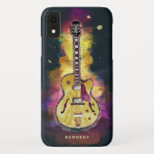 Personalisierte Coole Funky Abstrakt Guitar Art Case-Mate iPhone Hülle (Rückseite)