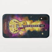 Personalisierte Coole Funky Abstrakt Guitar Art Case-Mate iPhone Hülle (Rückseite (Horizontal))