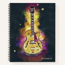 Personalisierte Coole Funky Abstrakt Guitar Art