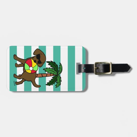 Personalisierte coole gepäckanhänger (Vorderseite horizontal)