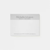 Personalisierte Coole Grainy Textur Post-it Klebezettel (Vorderseite)